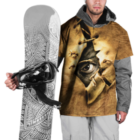 Накидка на куртку 3D с принтом Джиперс Криперс видит в Тюмени, 100% полиэстер |  | creepers | jeepers | взгляд | глаз | кожа | монстр | ужас | ужастик | хоррор