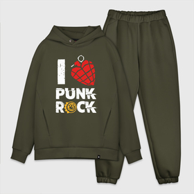 Мужской костюм хлопок OVERSIZE с принтом I LOVE PUNK ROCK ,  |  | american idiot | blink | california | green day | heavy metal | metal | pop | punckrock | punk | rock | альтернатива | блинк | грин дэй | группа | калифорния | метал | музыка | панк | панк рок | панкрок | рок | трэш метал | х