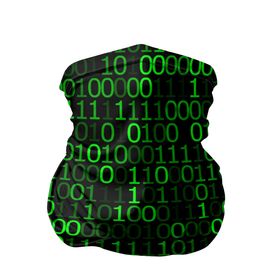 Бандана-труба 3D с принтом Бинарный Код (Binary Code) в Тюмени, 100% полиэстер, ткань с особыми свойствами — Activecool | плотность 150‒180 г/м2; хорошо тянется, но сохраняет форму | 1 и 0 | css код | java | javascript | php | programmer | айтишник | арбитражник | бинарный код | вебмастер | верстальщик | двоичный код | интернет сеть | интернет технологии | информатика | ит специалист | матрица