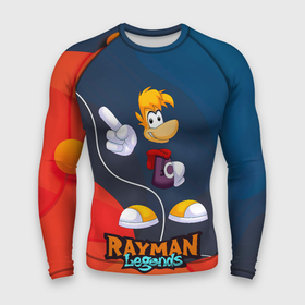 Мужской рашгард 3D с принтом Rayman Legends kid в Курске,  |  | globox | rayman | rayman legends | глобокс | реймен | рэйман | рэймэн | человечек