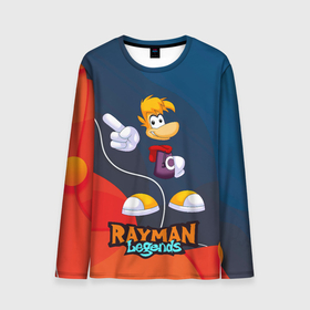 Мужской лонгслив 3D с принтом Rayman Legends kid , 100% полиэстер | длинные рукава, круглый вырез горловины, полуприлегающий силуэт | Тематика изображения на принте: globox | rayman | rayman legends | глобокс | реймен | рэйман | рэймэн | человечек