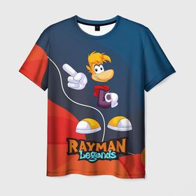 Мужская футболка 3D с принтом Rayman Legends kid в Санкт-Петербурге, 100% полиэфир | прямой крой, круглый вырез горловины, длина до линии бедер | globox | rayman | rayman legends | глобокс | реймен | рэйман | рэймэн | человечек