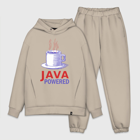 Мужской костюм хлопок OVERSIZE с принтом JAWA POWERED в Белгороде,  |  | coder | it people | java | айтишники | гик | джава | жава | информатик | ит специалист | кодер | кодировщик | кофе | кружка | напиток | питание | прогер | программист | чый | ява