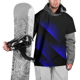 Накидка на куртку 3D с принтом Blue Fade | 3D (Синий градиент) в Новосибирске, 100% полиэстер |  | Тематика изображения на принте: 0x000000123 | 3d | fade | абстрактный рисунок | градиент | заливка | линии | неон | полосы | текстиль | текстура