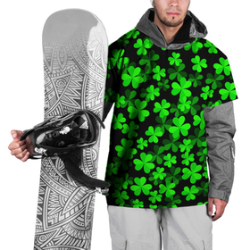 Накидка на куртку 3D с принтом Сlovers Fresh | 3D (Клевер) в Тюмени, 100% полиэстер |  | 0x000000123 | 2022 | clovers | fresh | pattern | summer | абстракция | клевер | лето | паттерн | свежесть | текстура
