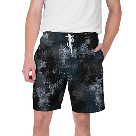 Мужские шорты 3D с принтом Камуфляж ночной 
