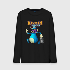 Мужской лонгслив хлопок с принтом globox с фонарем (Rayman) в Тюмени, 100% хлопок |  | globox | rayman | rayman legends | глобокс | реймен | рэйман | рэймэн | человечек