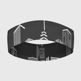 Повязка на голову 3D с принтом Большие города в Белгороде,  |  | Тематика изображения на принте: башня | высокий | высотка | высотки | город | городской | дом | дома | москва | нью йорк | сити | урбанизм