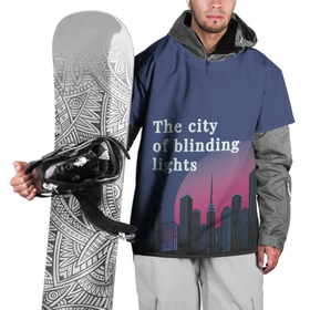 Накидка на куртку 3D с принтом Город слепящих огней , 100% полиэстер |  | башни | башня | высокий | высотка | высотки | город | городской | дом | здание | здания | москва | неюоскребы | нью йорк | урбанизация | урбанизм | шпиль