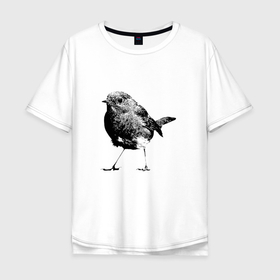Мужская футболка хлопок Oversize с принтом Птаха воробей | Sparrow , 100% хлопок | свободный крой, круглый ворот, “спинка” длиннее передней части | bird | sparrow | tree sparrow | воробей | воробушек | воробьиха | пернатые | полевой воробей | пташка | птенец | птица | птичка
