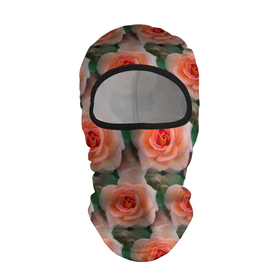 Балаклава 3D с принтом нежные розы паттерн в Екатеринбурге, 100% полиэстер, ткань с особыми свойствами — Activecool | плотность 150–180 г/м2; хорошо тянется, но при этом сохраняет форму. Закрывает шею, вокруг отверстия для глаз кайма. Единый размер | паттерн | роза | розовые розы | розы | цветы