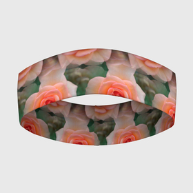 Повязка на голову 3D с принтом нежные розы паттерн в Санкт-Петербурге,  |  | паттерн | роза | розовые розы | розы | цветы