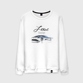 Мужской свитшот хлопок с принтом Lexus   Concept , 100% хлопок |  | car | concept | lexus | prestige | автомобиль | лексус | престиж