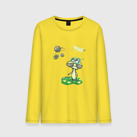 Мужской лонгслив хлопок с принтом Мечтай Даже гриб мечтает. в Новосибирске, 100% хлопок |  | Тематика изображения на принте: веселый | грибная иллюстрация | грибнику | грибочек | грибы мультяшные | дети | детский | малышу | мечтай | мечтать | мечты | мультфильм | мультяшные грибы | подарок ребенку | прикольный гриб