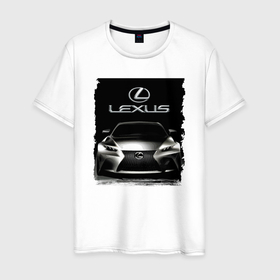 Мужская футболка хлопок с принтом Lexus   этим всё сказано в Тюмени, 100% хлопок | прямой крой, круглый вырез горловины, длина до линии бедер, слегка спущенное плечо. | car | lexus | power | prestige | автомобиль | лексус | мощь | престиж