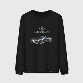 Мужской свитшот хлопок с принтом Lexus   Motorsport , 100% хлопок |  | car | lexus | motorsport | power | prestige | racing | автомобиль | автоспорт | гонка | лексус | мощь | престиж