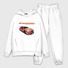 Мужской костюм хлопок OVERSIZE с принтом Mazda   Motorsport Development ,  |  | car | development | japan | mazda | motorsport | power | racing | team | автомобиль | автоспорт | гонка | мазда | мощь | развитие | япония