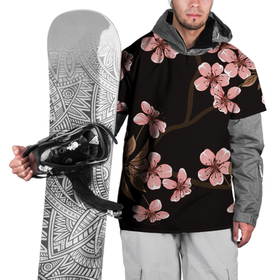 Накидка на куртку 3D с принтом Начало весны в Новосибирске, 100% полиэстер |  | Тематика изображения на принте: арт | весна | рисунок | розовые цветы | розовый цветок | цветок | цветущее дерево | цветы | яркие цветы | яркий цветок