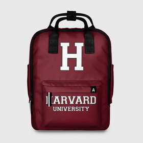 Женский рюкзак 3D с принтом Harvard University   рюкзак студента в Кировске, 100% полиэстер | лямки с регулируемой длиной, сверху ручки, чтобы рюкзак нести как сумку. Основное отделение закрывается на молнию, как и внешний карман. Внутри два дополнительных кармана, один из которых закрывается на молнию. По бокам два дополнительных кармашка, куда поместится маленькая бутылочка
 | 