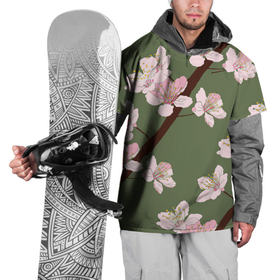 Накидка на куртку 3D с принтом Деревья весной в Екатеринбурге, 100% полиэстер |  | арт | весна | рисунок | розовые цветы | розовый цветок | сакура | цветение | цветение дерева | цветение деревьев | цветок | цветы | яркие цветы | яркий цветок