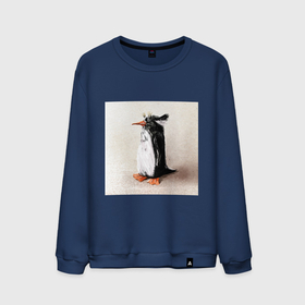 Мужской свитшот хлопок с принтом Птица Пингвин в Тюмени, 100% хлопок |  | animal | art | drawing | illustration | penguin | print | арт | животные | иллюстрация | пингвин | принт