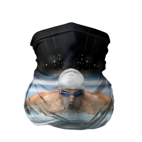 Бандана-труба 3D с принтом Плавание | Пловец в Кировске, 100% полиэстер, ткань с особыми свойствами — Activecool | плотность 150‒180 г/м2; хорошо тянется, но сохраняет форму | swim | swimmer | swimming | выплывать | выплыть | купание | купаться | отплыть | плавание | плавать | пловец | плыть | поплавать | поплыть | проплывать | проплыть | сплавать
