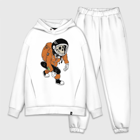 Мужской костюм хлопок OVERSIZE с принтом Astronaut   Cool Monkey в Тюмени,  |  | astronaut | gloves | monkey | skate board | sneakers | spacesuit | космонавт | кроссовки | обезьяна | перчатки | скафандр | скейтборд