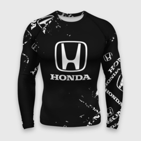 Мужской рашгард 3D с принтом Honda CR Z в Тюмени,  |  | honda | sport | авто | автомобиль | бренд | марка | спорт | хонда