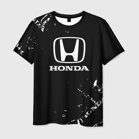 Мужская футболка 3D с принтом Honda CR Z в Санкт-Петербурге, 100% полиэфир | прямой крой, круглый вырез горловины, длина до линии бедер | honda | sport | авто | автомобиль | бренд | марка | спорт | хонда