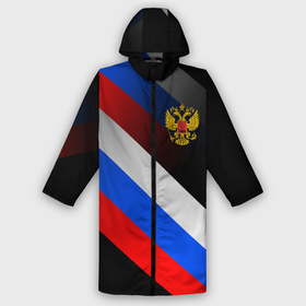 Дождевик унисекс 3D с принтом ФЛАГ РОССИИ | ЛИНИИ в городе Новоалтайск,  |  | abstraction | flag | geometry | paints | russia | stripes | texture | абстракция | брызги | геометрия | герб россии | краски | неон | неоновый | рашка | родина | россия | соты | текстура | триколор | флаг | флаг россии