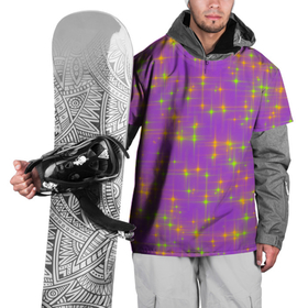 Накидка на куртку 3D с принтом Космос, лиловое звёздное небо в Тюмени, 100% полиэстер |  | звёзды | зелёный | лиловый | небо | оранжевый | сиреневый | фиолетовый