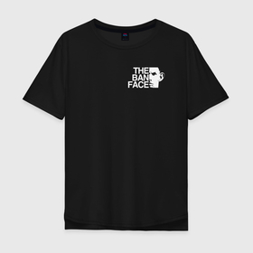 Мужская футболка хлопок Oversize с принтом Banface , 100% хлопок | свободный крой, круглый ворот, “спинка” длиннее передней части | Тематика изображения на принте: banface | валакас | глад | прикол