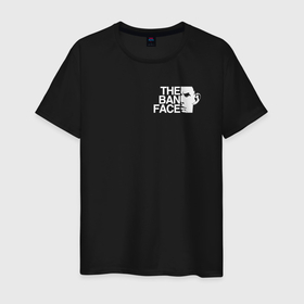 Мужская футболка хлопок с принтом Banface в Курске, 100% хлопок | прямой крой, круглый вырез горловины, длина до линии бедер, слегка спущенное плечо. | banface | валакас | глад | прикол