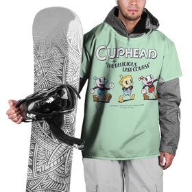 Накидка на куртку 3D с принтом cuphead   герои , 100% полиэстер |  | Тематика изображения на принте: cuphead | мультфильмы | чашечка | шоу