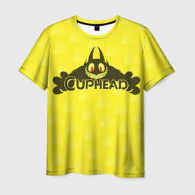Мужская футболка 3D с принтом Cuphead showThe DevilШоу чашечка , 100% полиэфир | прямой крой, круглый вырез горловины, длина до линии бедер | Тематика изображения на принте: cuphead | show | the devil | дьявол | чашечка | шоу