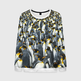 Мужской свитшот 3D с принтом Пингвины | Penguins в Курске, 100% полиэстер с мягким внутренним слоем | круглый вырез горловины, мягкая резинка на манжетах и поясе, свободная посадка по фигуре | bird | birds | mammals | patern | pattern | penguin | penguins | млекопитающий | млекопмлекопитающие | патерн | паттерн | пенгвин | пингвин | пингвинчик | пингвинчики | птица | птицы