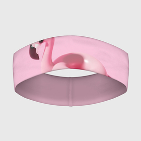 Повязка на голову 3D с принтом Flamingos | Розовый фламинго в Курске,  |  | flamingos | phoenicopterus | животные | розовая птица | розовый | фламинго | фламингообразный