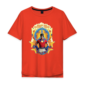 Мужская футболка хлопок Oversize с принтом Миротворец с пацификом в Белгороде, 100% хлопок | свободный крой, круглый ворот, “спинка” длиннее передней части | Тематика изображения на принте: dc | peace | peacemaker | мир | миротворец | пацифист | суперзлодей