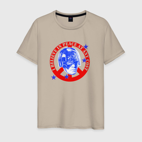 Мужская футболка хлопок с принтом Миротворец. Пацифик и звезды в Белгороде, 100% хлопок | прямой крой, круглый вырез горловины, длина до линии бедер, слегка спущенное плечо. | dc | peace | peacemaker | мир | миротворец | пацифист | суперзлодей