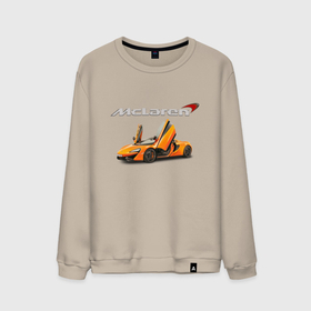 Мужской свитшот хлопок с принтом McLaren   Motorsport в Екатеринбурге, 100% хлопок |  | car | mclaren | motorsport | power | racing | team | автомобиль | автоспорт | гонка | мощь