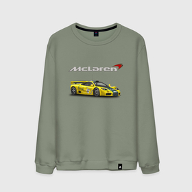 Мужской свитшот хлопок с принтом McLaren   Motorsport   Racing в Белгороде, 100% хлопок |  | car | mclaren | motorsport | power | racing | team | автомобиль | автоспорт | гонка | мощь