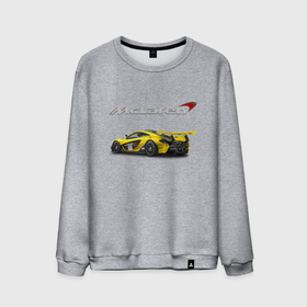 Мужской свитшот хлопок с принтом McLaren   Motorsport   Racing Team в Курске, 100% хлопок |  | car | mclaren | motorsport | power | racing | team | автомобиль | автоспорт | гонка | мощь