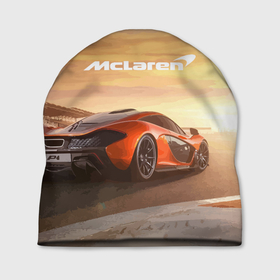 Шапка 3D с принтом McLaren   легендарная гоночная команда в Новосибирске, 100% полиэстер | универсальный размер, печать по всей поверхности изделия | car | mclaren | motorsport | power | racing | team | автомобиль | автоспорт | гонка | мощь