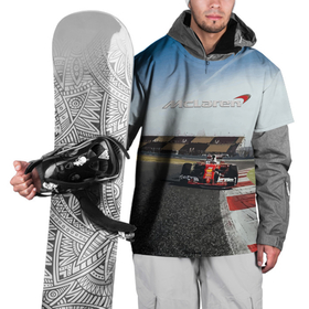 Накидка на куртку 3D с принтом McLaren F1   Racing Team в Тюмени, 100% полиэстер |  | Тематика изображения на принте: bolide | car | f1 | mclaren | racing | team | автомобиль | болид | гонка
