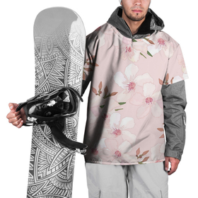 Накидка на куртку 3D с принтом Розовые цветы весны в Новосибирске, 100% полиэстер |  | арт | весна | рисунок | розовые цветы | розовый цветок | сакура | цветение | цветение дерева | цветение деревьев | цветок | цветы | яркие цветы | яркий цветок