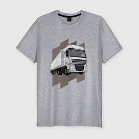 Мужская футболка хлопок Slim с принтом Calmaction DAF в Санкт-Петербурге, 92% хлопок, 8% лайкра | приталенный силуэт, круглый вырез ворота, длина до линии бедра, короткий рукав | bigtruck | daf | daf 2022 | daf trucks | daf xf | daf xg | new daf | track | trackdriver | transport | trucks | vlog | xf | автомобили | водитель | грузовик | грузовые автомобили | даф 106 | трак | транспорт | тягач | фура