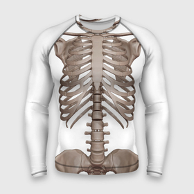 Мужской рашгард 3D с принтом Анатомия  Скелет ,  |  | Тематика изображения на принте: анатомия | анатомия скелет | одежда анатомия | одежда с принтом скелета | одежда скелет | одежда со скелетом | скелет | скелет принт | скелетон