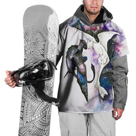 Накидка на куртку 3D с принтом Космические фурии. Как приручить дракона , 100% полиэстер |  | how to train your dragon | беззубик | дракон | как приручить дракона | ночная фурия