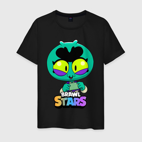 Мужская футболка хлопок с принтом EVE Brawl stars ЕВА в Курске, 100% хлопок | прямой крой, круглый вырез горловины, длина до линии бедер, слегка спущенное плечо. | brawl | brawl stars | brawlstars | eva | eve | бравлстарс | ева | еве