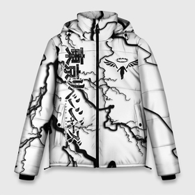 Мужская зимняя куртка 3D с принтом Токийские мстители | Tokyo Revengers , верх — 100% полиэстер; подкладка — 100% полиэстер; утеплитель — 100% полиэстер | длина ниже бедра, свободный силуэт Оверсайз. Есть воротник-стойка, отстегивающийся капюшон и ветрозащитная планка. 

Боковые карманы с листочкой на кнопках и внутренний карман на молнии. | anime | tokyo revengers | аниме | брызги краски | краска | лого | логотип | мультсериал | мультфильм | токийские мстители